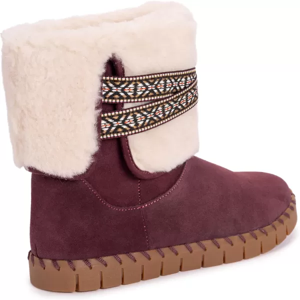 MUK LUKS Womens Flexi Montauk Boots FashionBordeaux