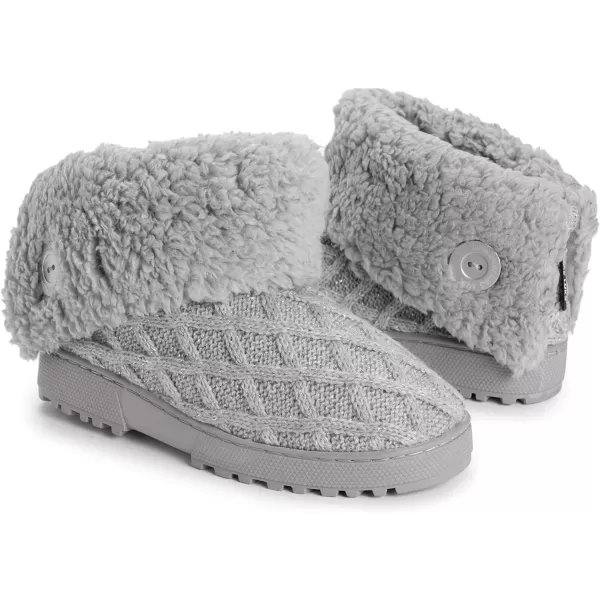 MUK LUKS Womens Meilani SlipperMedium Grey Heather