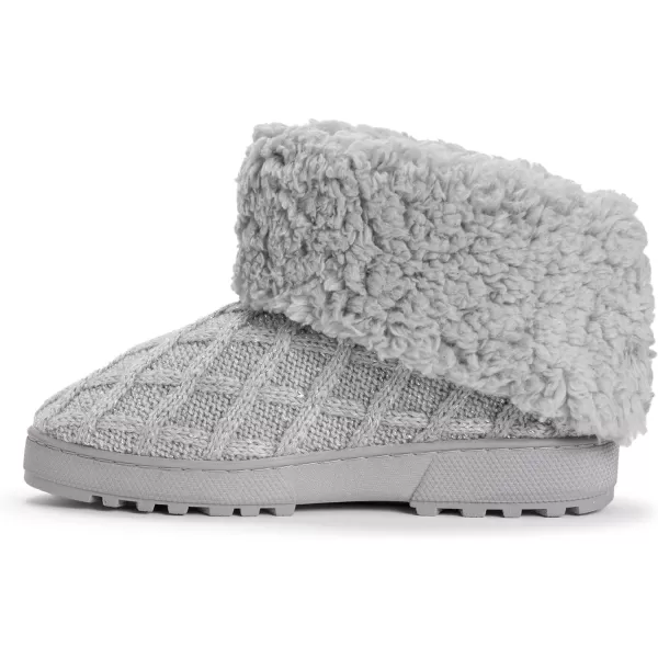 MUK LUKS Womens Meilani SlipperMedium Grey Heather