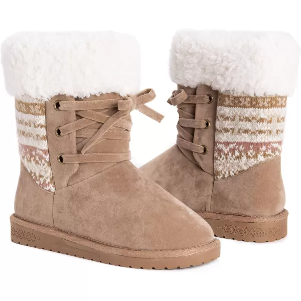 MUK LUKS Womens Melba Boots FashionCamel