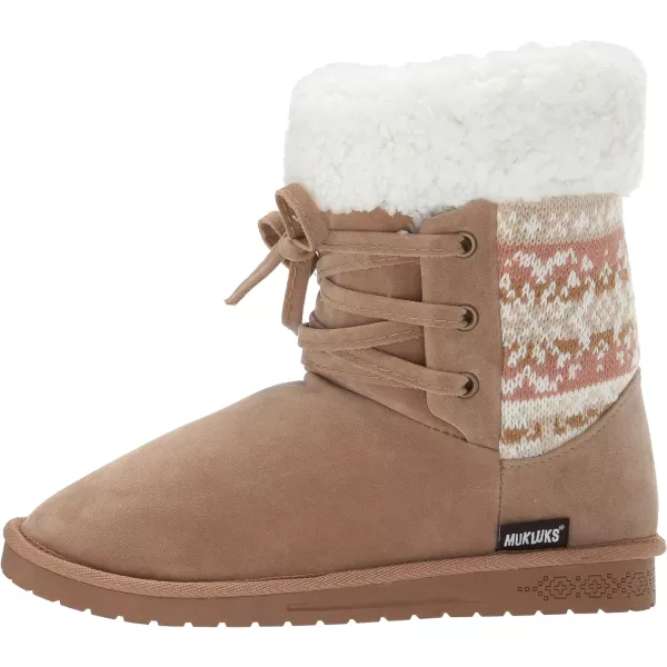 MUK LUKS Womens Melba Boots FashionCamel