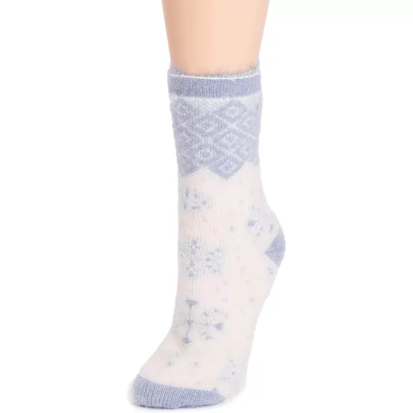 MUK LUKS Womens Novelty Heat Retainer Thermal Insulated SocksAlice Blue