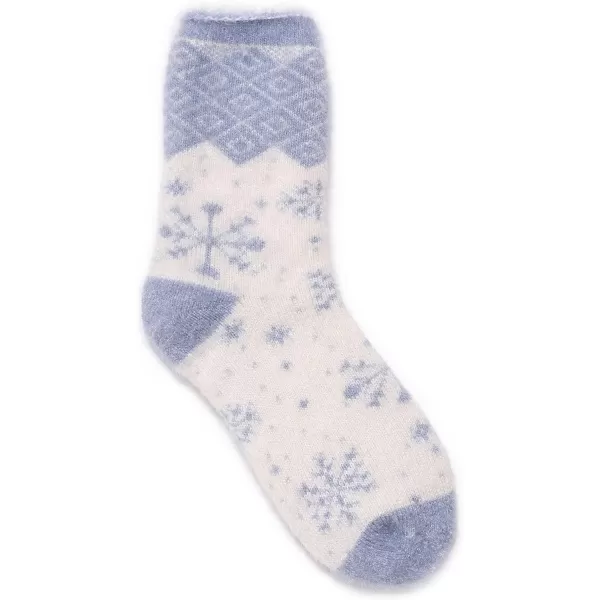 MUK LUKS Womens Novelty Heat Retainer Thermal Insulated SocksAlice Blue