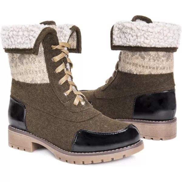 Muk Luks Womens Jandon Boots FashionGreen