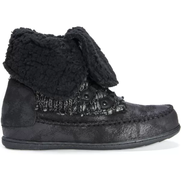 Muk Luks Womens Lilly Lace Up BootBlack