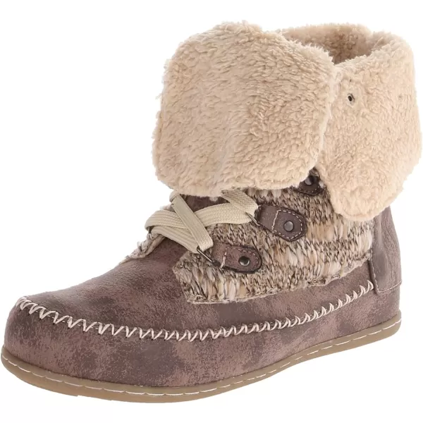 Muk Luks Womens Lilly Lace Up BootGrey