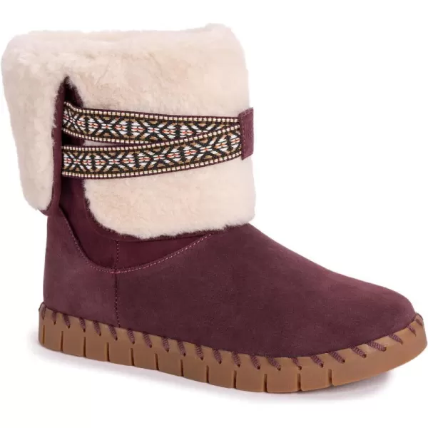 MUK LUKS Womens Flexi Montauk Boots FashionBordeaux