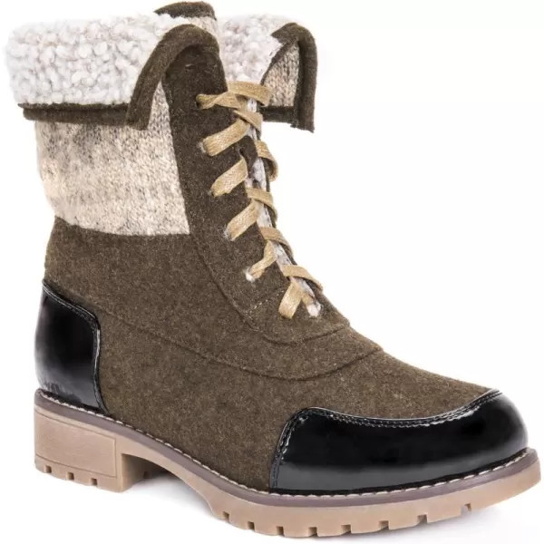 Muk Luks Womens Jandon Boots FashionGreen