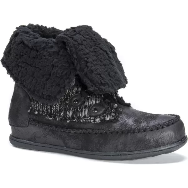 Muk Luks Womens Lilly Lace Up BootBlack