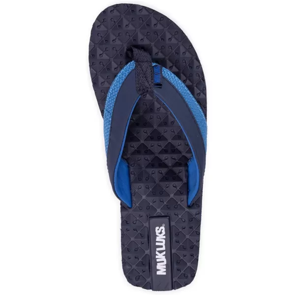 MUK LUKS Mens Chill Cooler ThongNavy FlipFlopCooler Navy