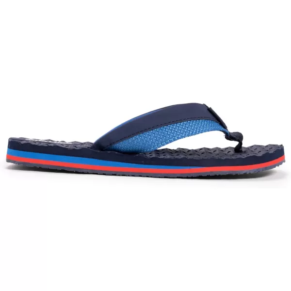 MUK LUKS Mens Chill Cooler ThongNavy FlipFlopCooler Navy