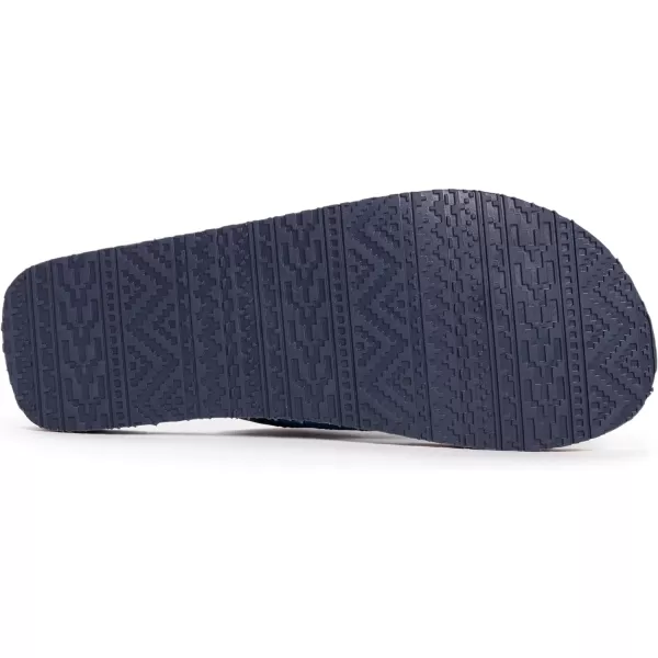 MUK LUKS Mens Chill Cooler ThongNavy FlipFlopCooler Navy