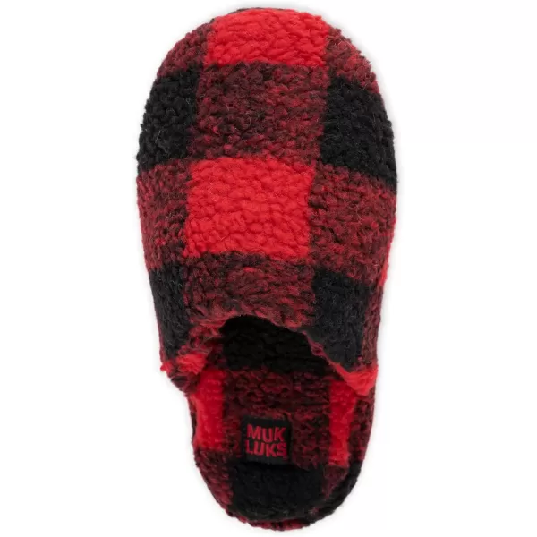 MUK LUKS Womens Maven SlippersRed Bufflo Check