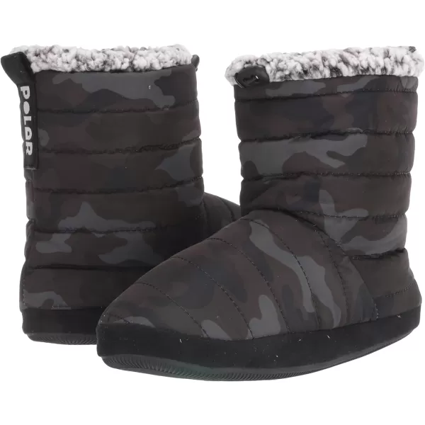 MUK LUKS Womens Polar Rochel Bootie SlipperCamo