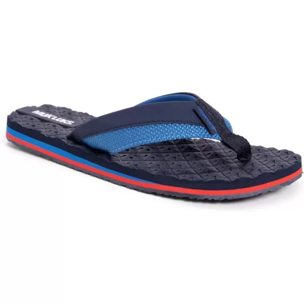 MUK LUKS Mens Chill Cooler ThongNavy FlipFlopCooler Navy