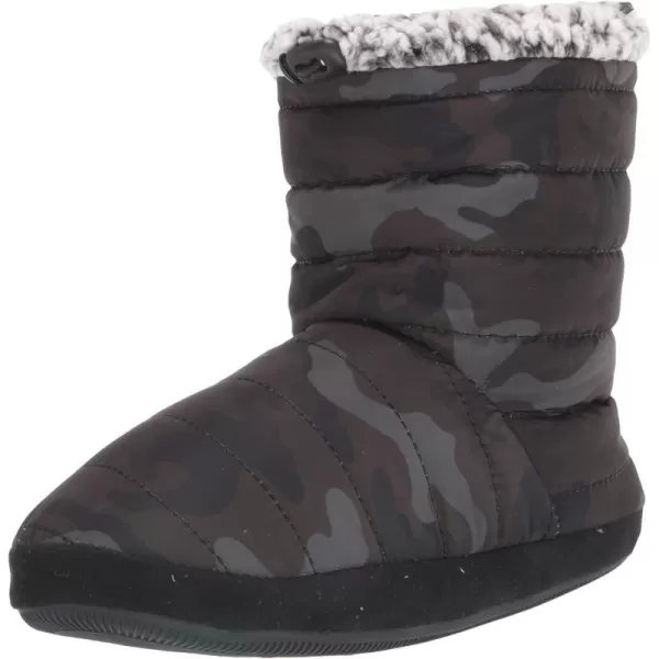 MUK LUKS Womens Polar Rochel Bootie SlipperCamo