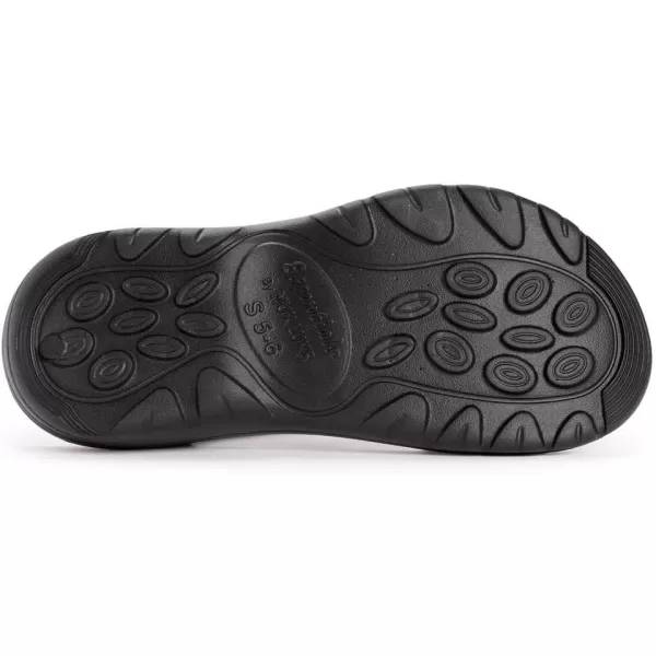 MUK LUKS Womens Essentials Surf Board SandalsBlack