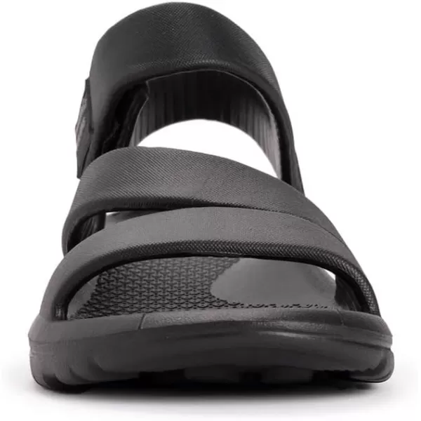 MUK LUKS Womens Essentials Surf Board SandalsBlack