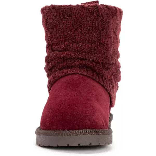 MUK LUKS Womens Laurel BootBurgandy