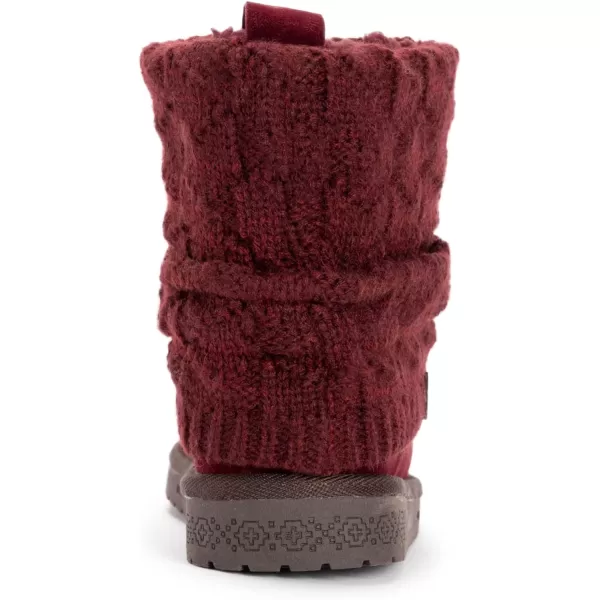 MUK LUKS Womens Laurel BootBurgandy