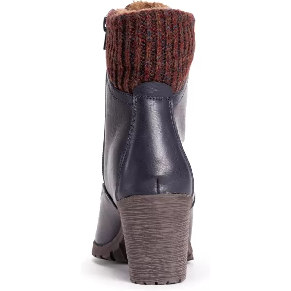 MUK LUKS Womens Lukees Lacy Lori Boots FashionNavy