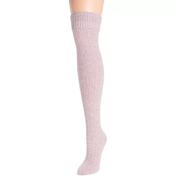 MUK LUKS womens Womens Microfiber Over the Knee SocksElderberry