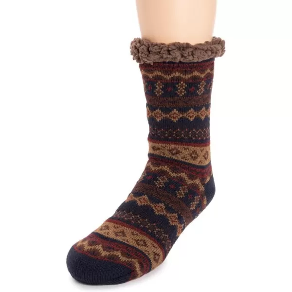 MUK LUKS Mens Cabin SockAmericana