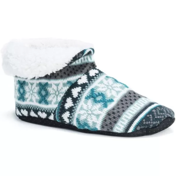 Muk Luks Womens Booties SlipperRain Grey