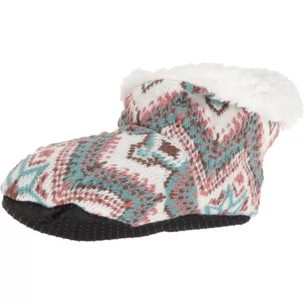 Muk Luks Womens Booties SlipperRain Ivory