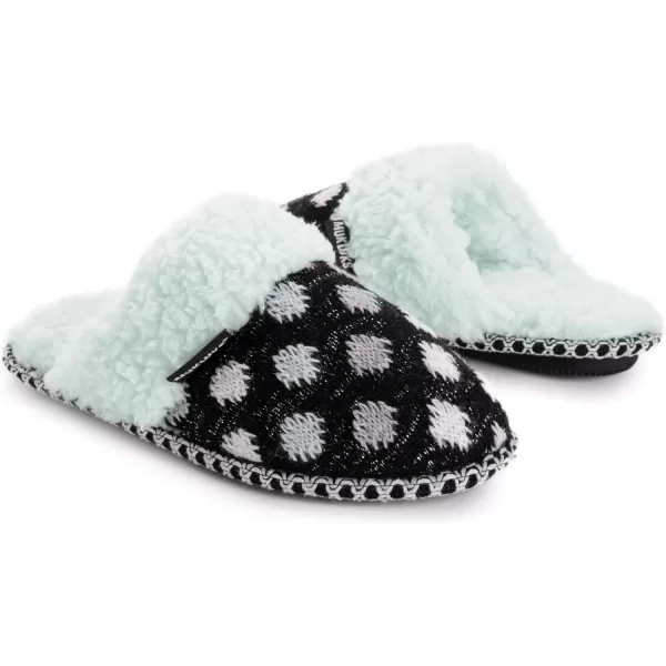 BETSEY JOHNSON Womens Scuff SlipperBlackMint