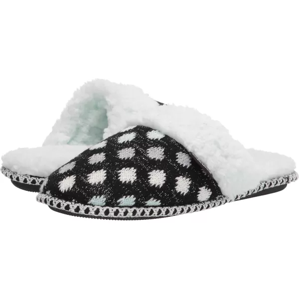 BETSEY JOHNSON Womens Scuff SlipperBlackMint