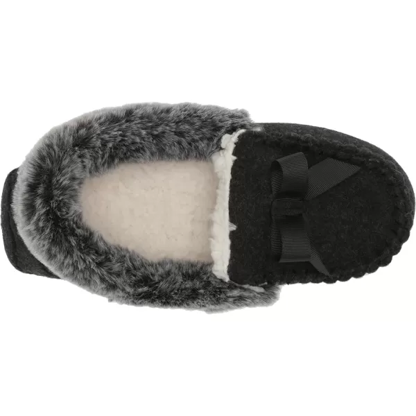 Kathy Ireland Mens Womens Daffodil Moccasin SlipperBlack