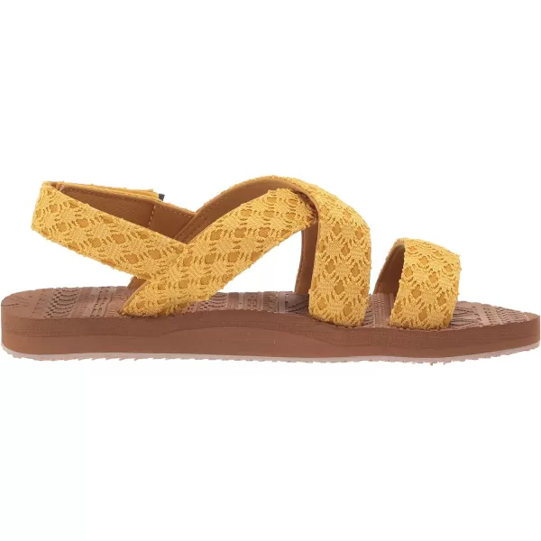 LUKEES by MUK LUKS Womens Sand Games SandalsYellow