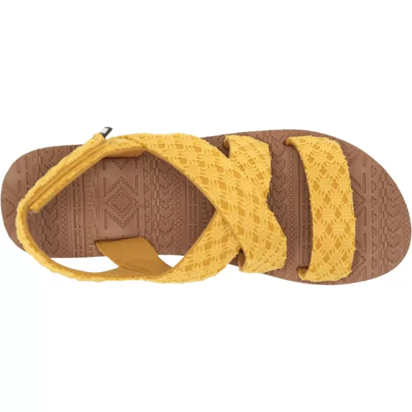 LUKEES by MUK LUKS Womens Sand Games SandalsYellow