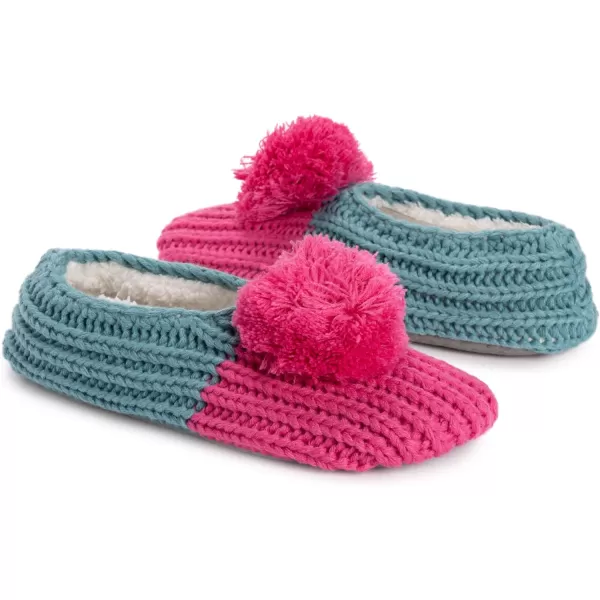 MUK LUKS Ballerina Womens SlipperPinkBlue