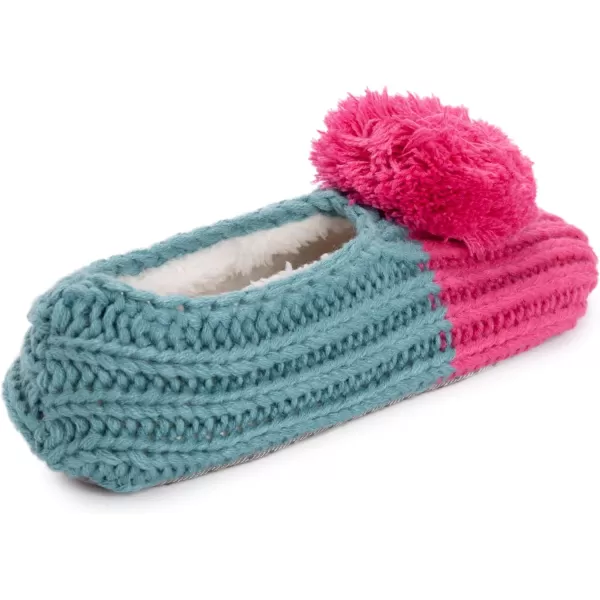 MUK LUKS Ballerina Womens SlipperPinkBlue