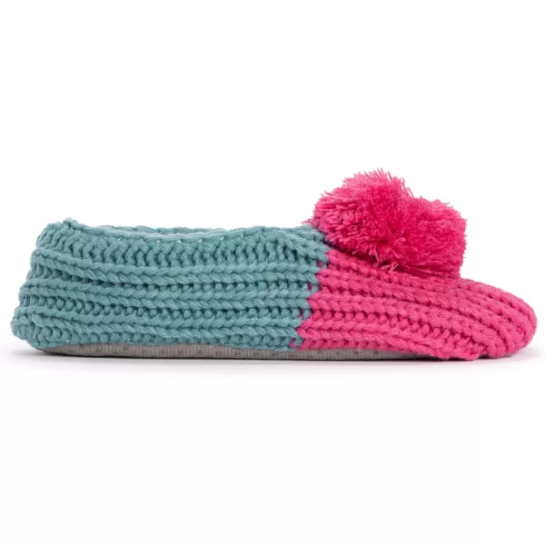 MUK LUKS Ballerina Womens SlipperPinkBlue