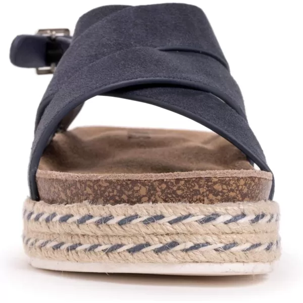 MUK LUKS Beach Bingo Womens SandalNavy