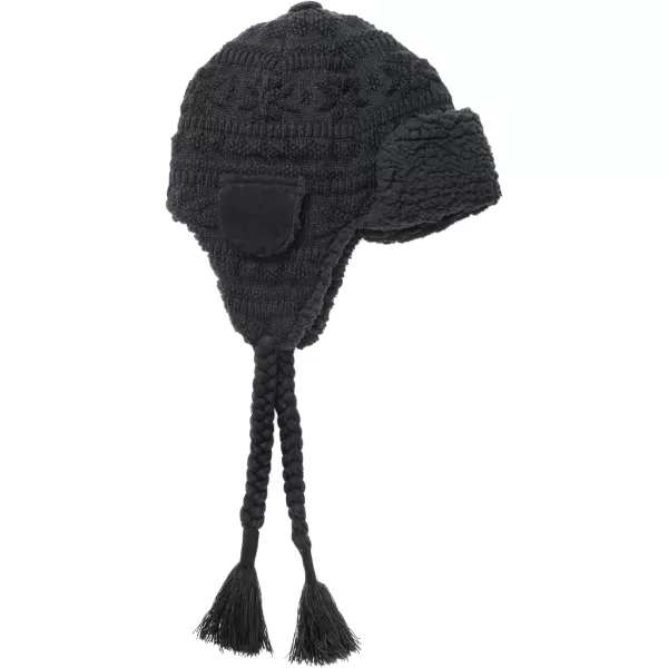 MUK LUKS Faux Fur Trapper Hat MensBlack