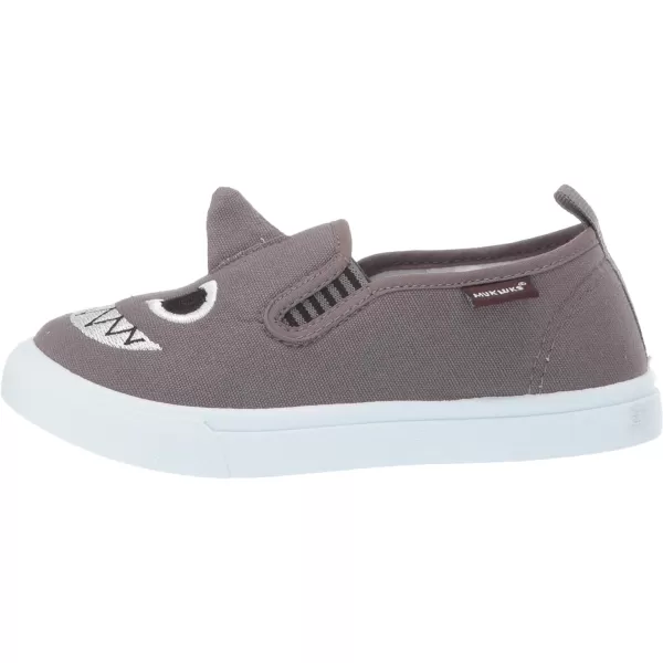 MUK LUKS Girls Kids Animal Slip on Shoe SneakerGrey Shark