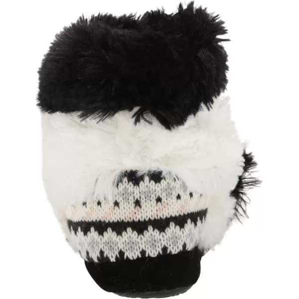 MUK LUKS Girls Zoo Friends BootsPanda Black