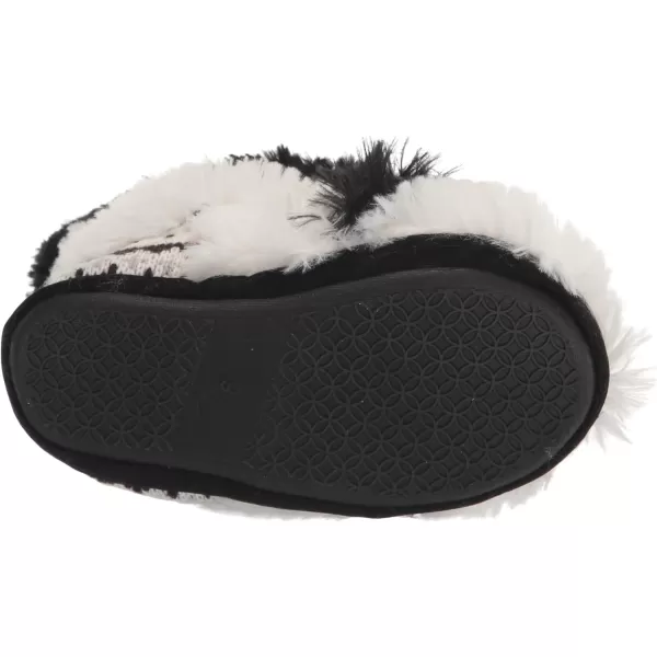 MUK LUKS Girls Zoo Friends BootsPanda Black