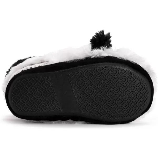 MUK LUKS Girls Zoo Friends BootsPanda Black