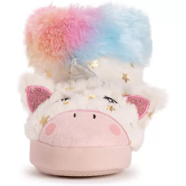 MUK LUKS Girls Zoo Friends BootsRainbow Unicorn