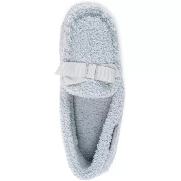 MUK LUKS Kathy Ireland Womens Daffodil Driving Moccasin SlipperLight Blue