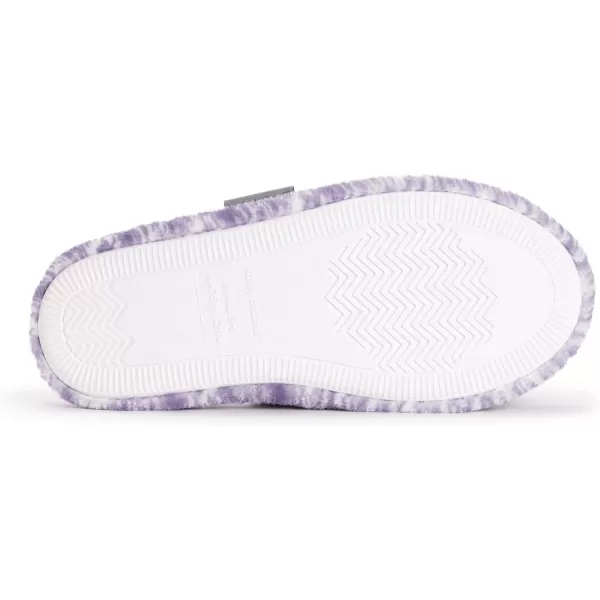 MUK LUKS Kathy Ireland Womens Tulip 2 Stripe Slide SlippersPurple