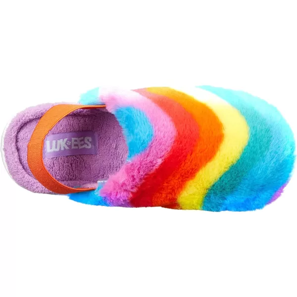 MUK LUKS LUKEES Womens Adaline SlippersRainbow Swirl