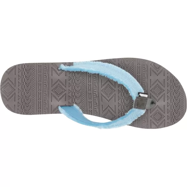 MUK LUKS LUKEES Womens Sand Dollar SandalsSky Blue