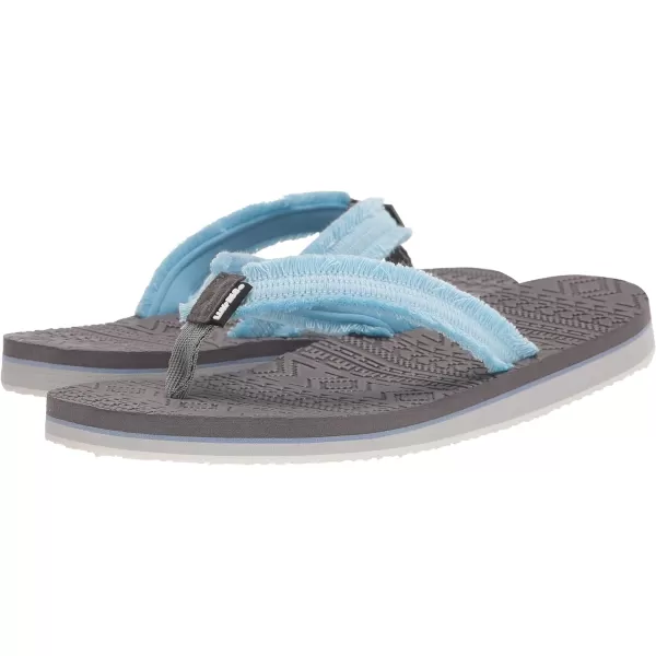 MUK LUKS LUKEES Womens Sand Dollar SandalsSky Blue