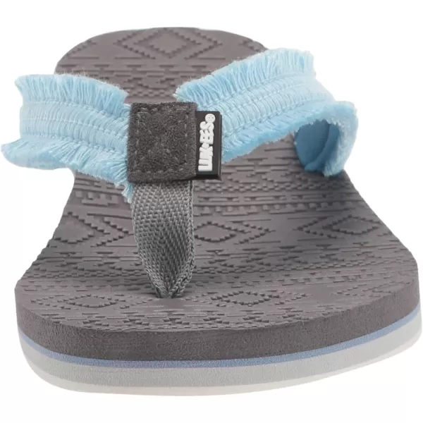 MUK LUKS LUKEES Womens Sand Dollar SandalsSky Blue